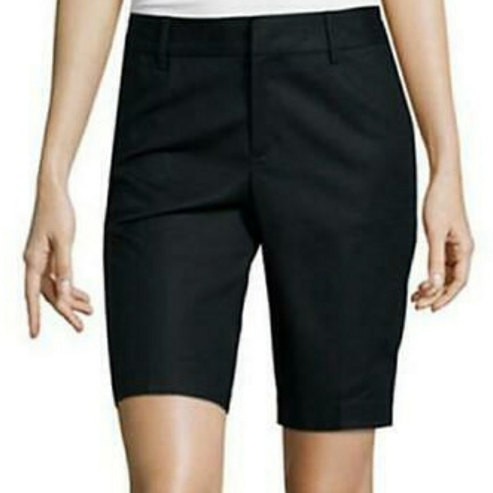 Liz Claiborne Pink Bermuda Cotton Twill Shorts